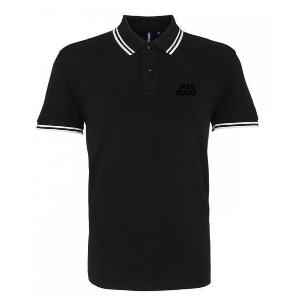 Black / White Logo Polo Shirt