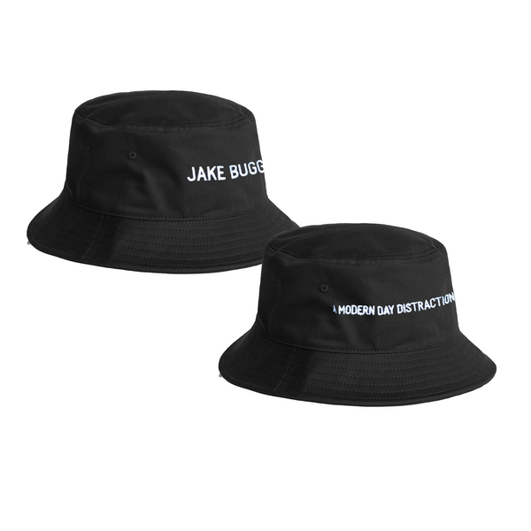 Modern Day Black Bucket Hat