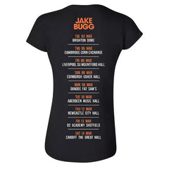 Jake Bugg 2020 Tour Ladies T Black