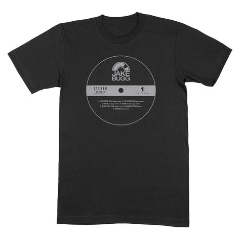 Record Label Black T-Shirt