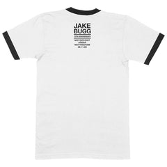 Record Label Ringer T-Shirt White / Black