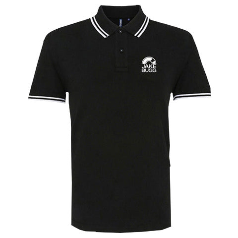 Record Logo Polo Shirt Black